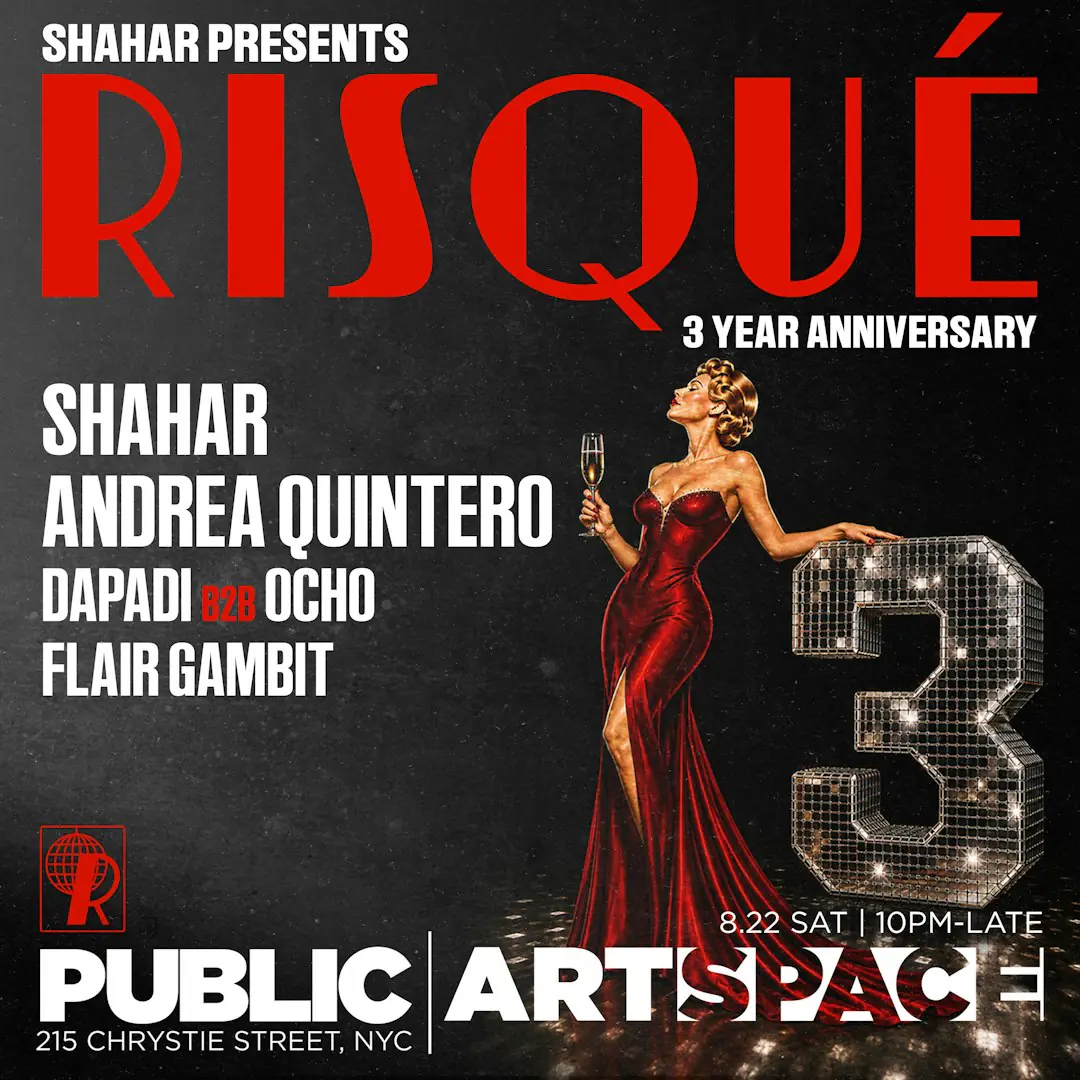 RISQUÉ 3 YEAR ANNIVERSARY