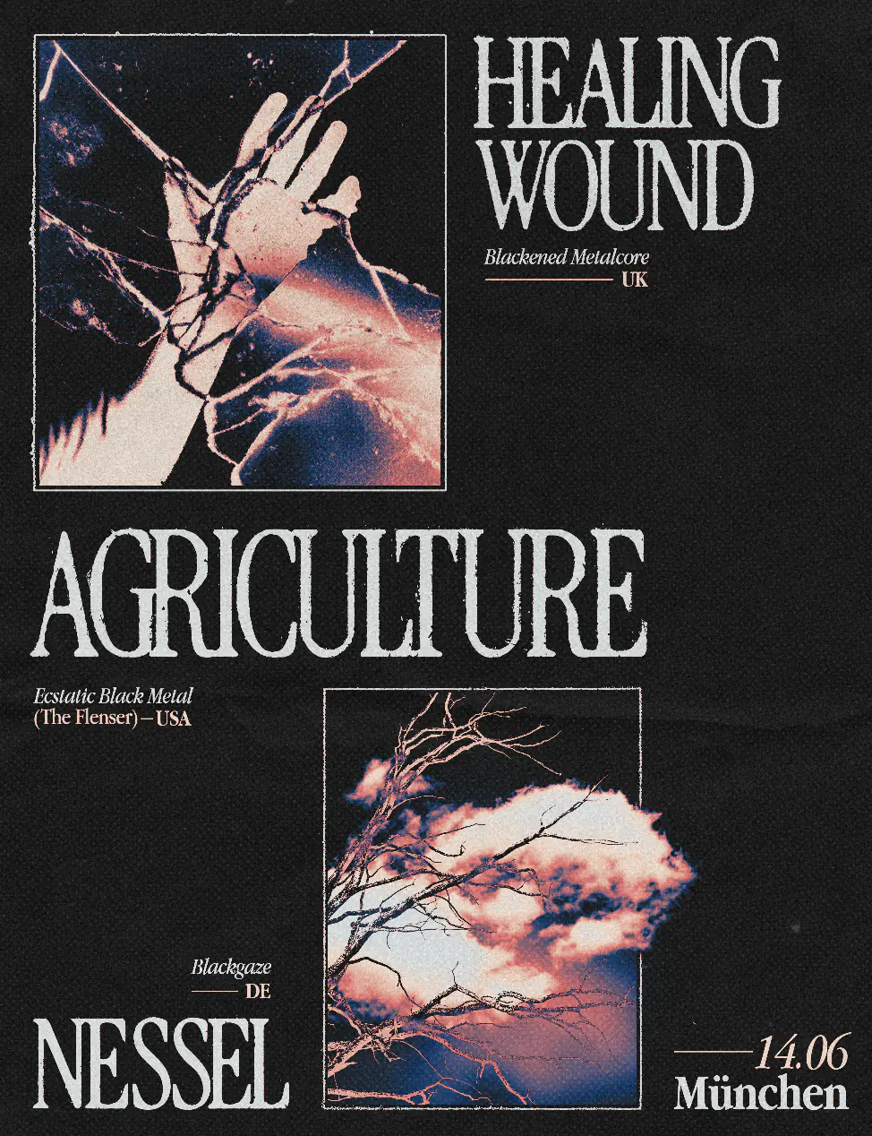 Live: CoreChaos with Agriculture, Healing Wound [19:00 - 23:00]