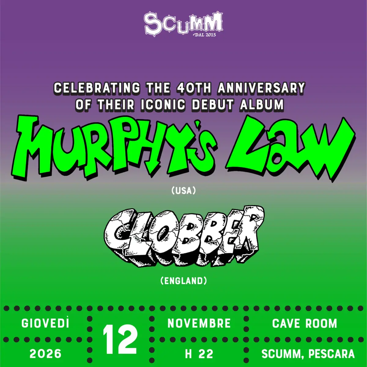 Murphy's Law @ Scumm Cave Room