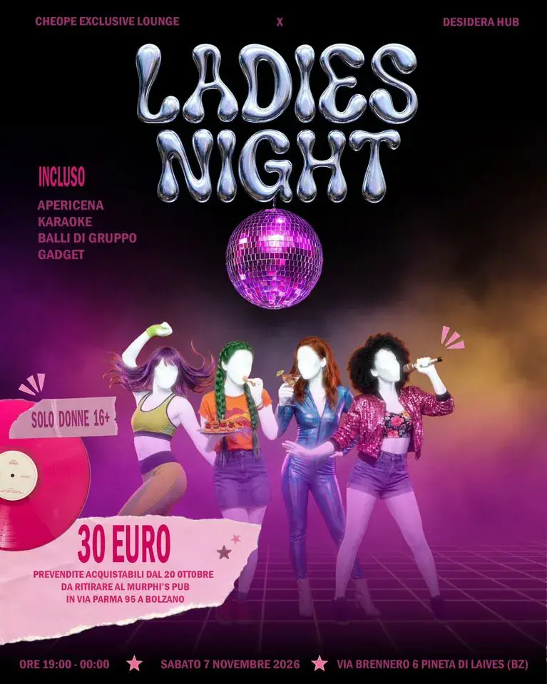 Ladies’ Night en Cheope