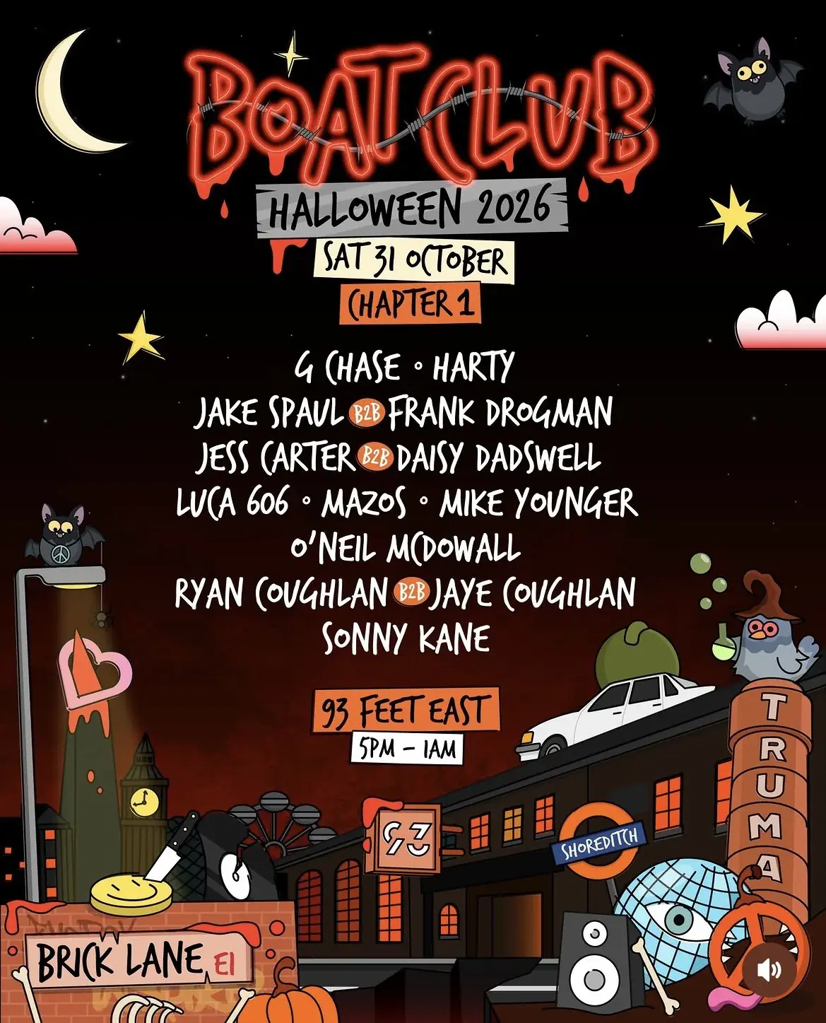 Boat Club Halloween 2026