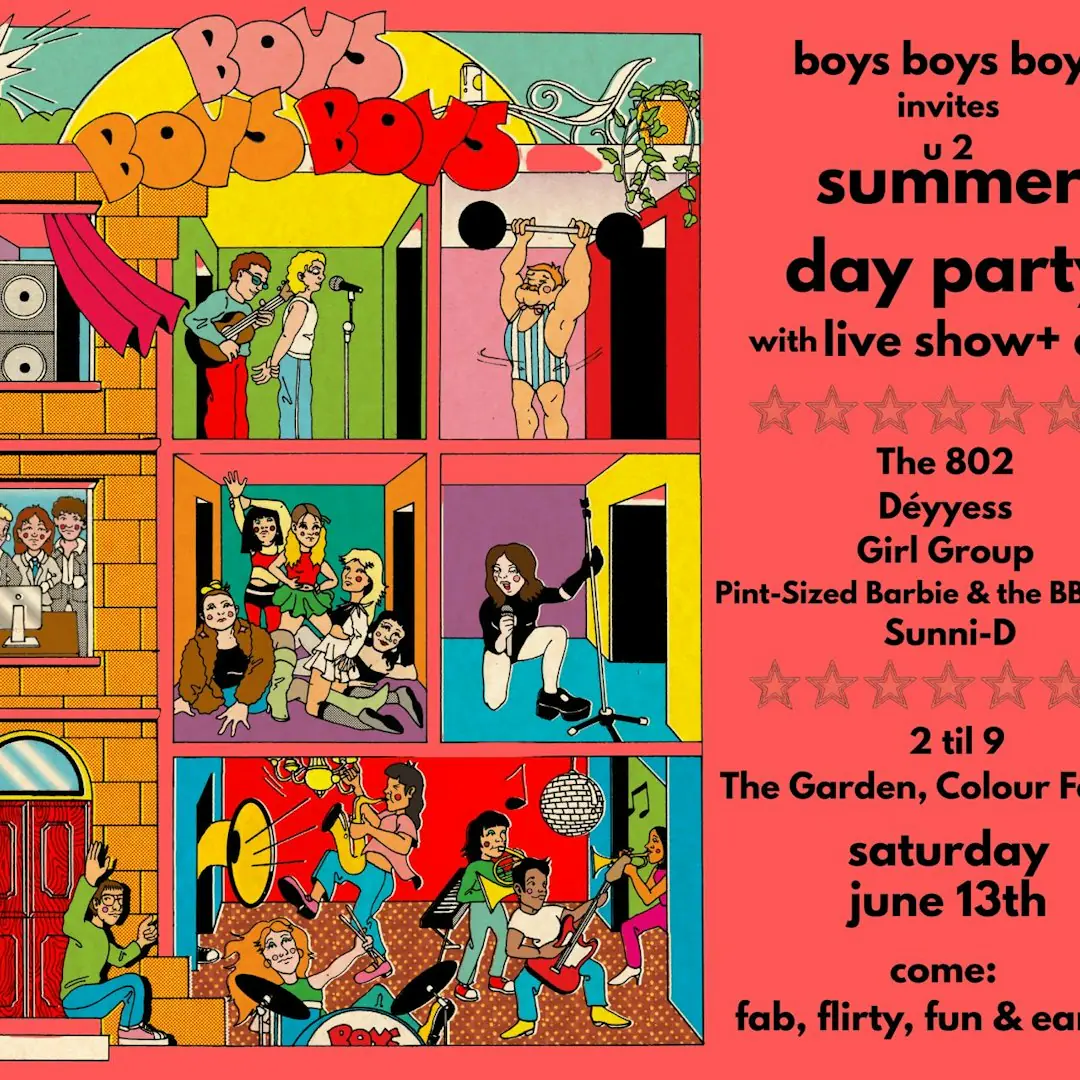 Boys Boys Boys Summer Party