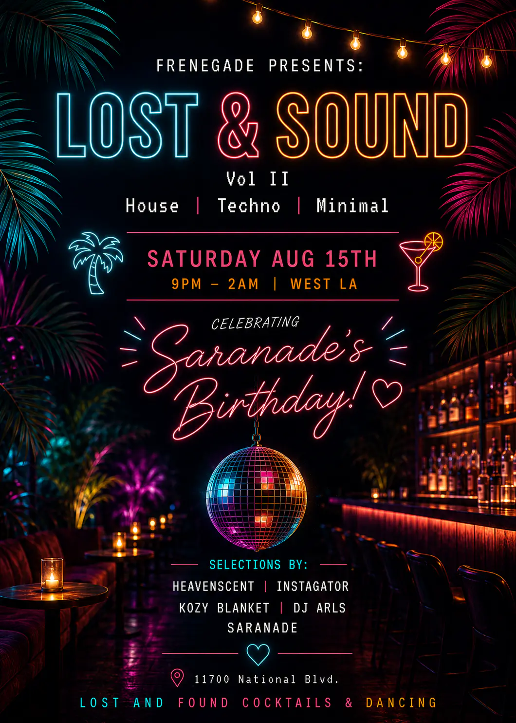 Frenegade presents: Lost & Sound Vol. II (House - Minimal - Techno) West LA