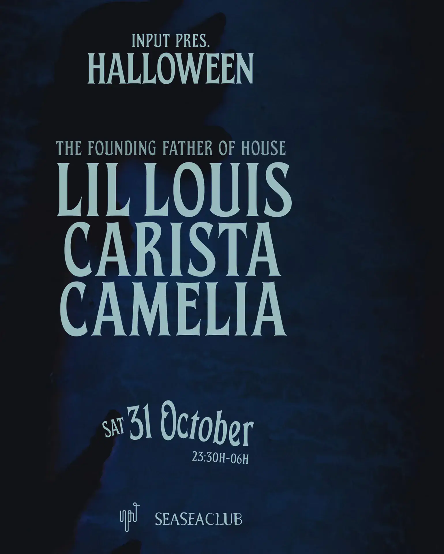 INPUT pres. HALLOWEEN - Lil' Louis, CARISTA, Camelia