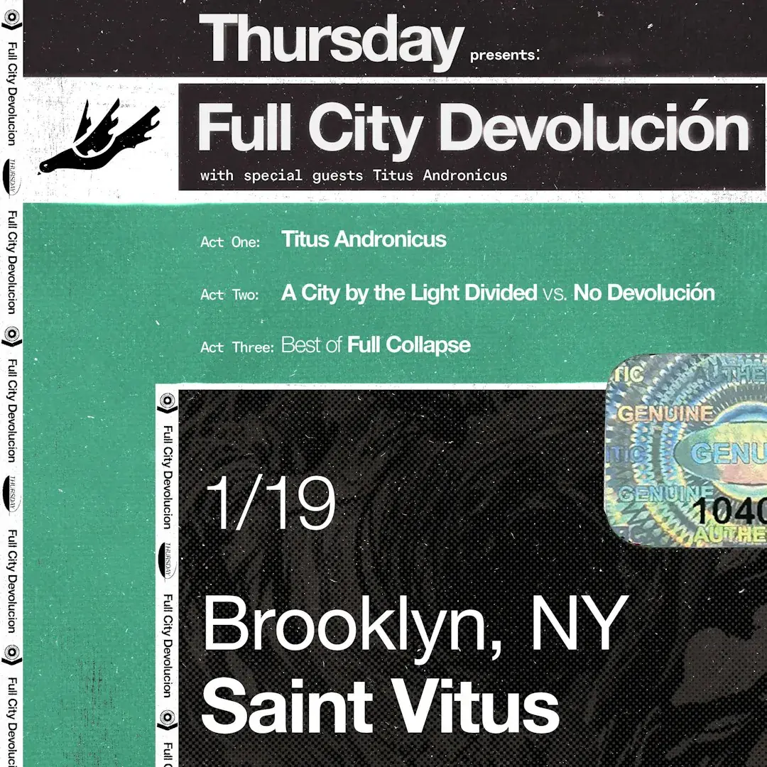 THURSDAY: Full City Devolución