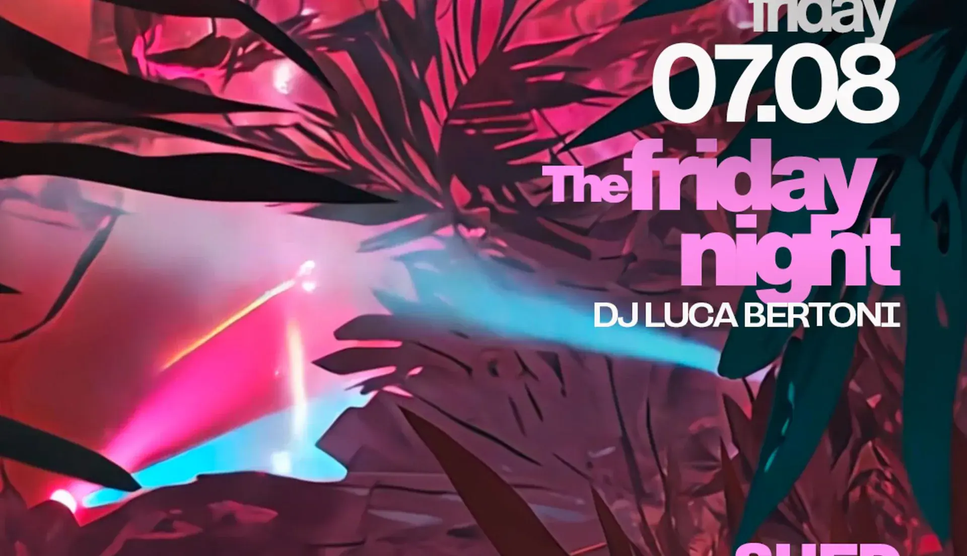 SHED FRIDAY - 07.08 - SHED SUMMER CLUB