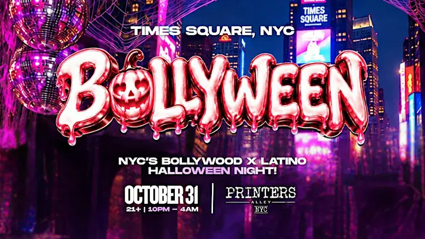 Soirée Halloween Bollywood ! Times Square, NYC