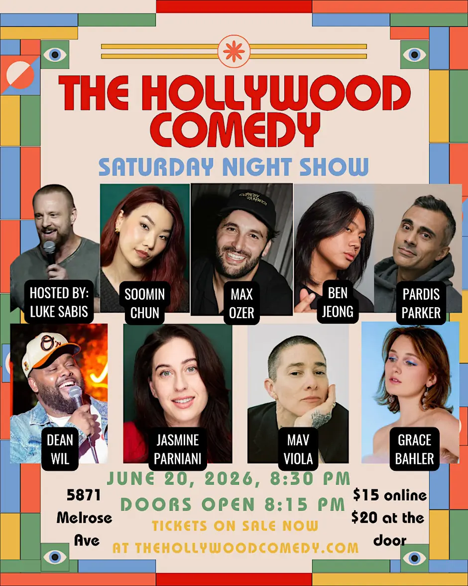 Saturday Night Standup Comedy Performance at The Hollywood Comedy