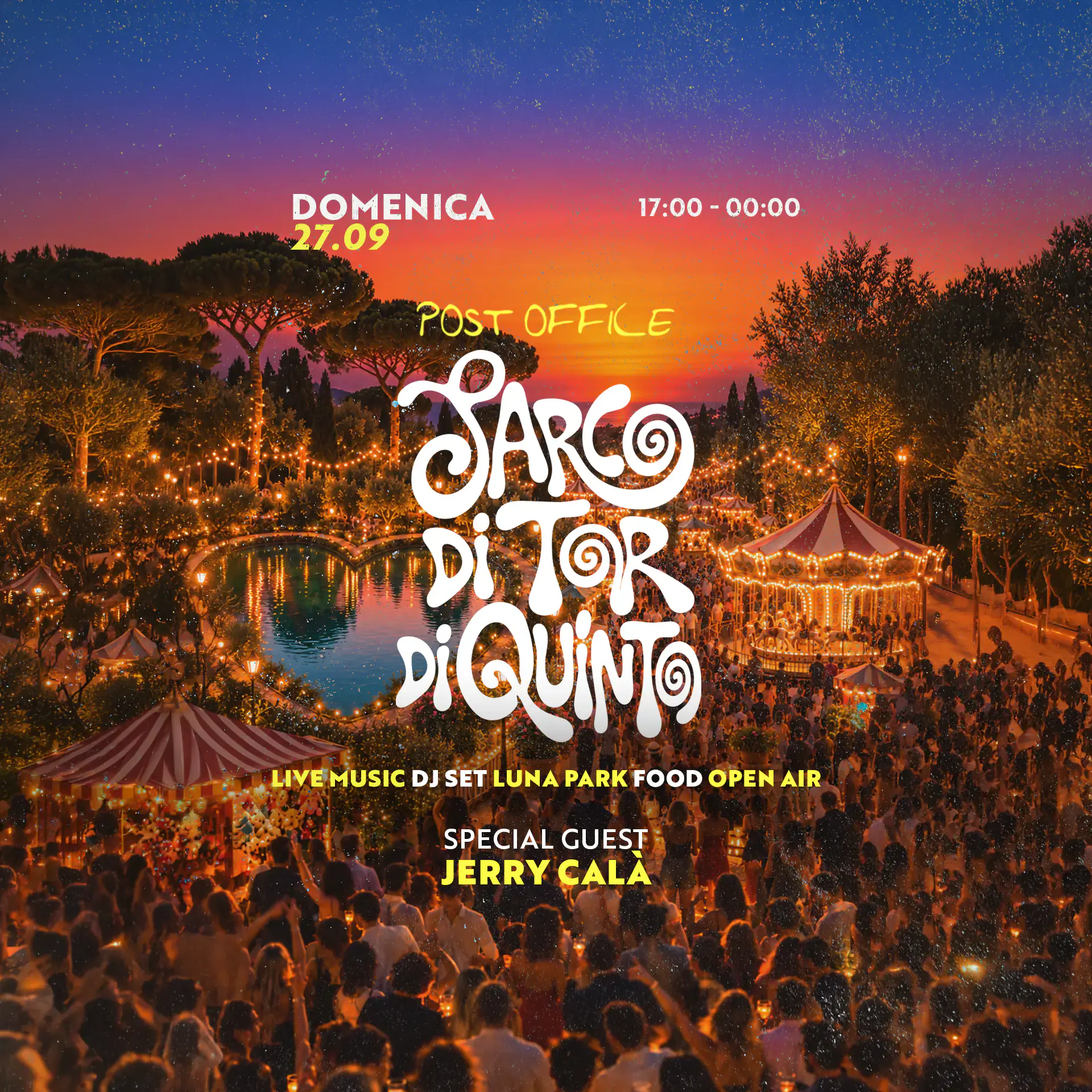 JERRY CALÀ x Post Office at Parco di Tor di Quinto