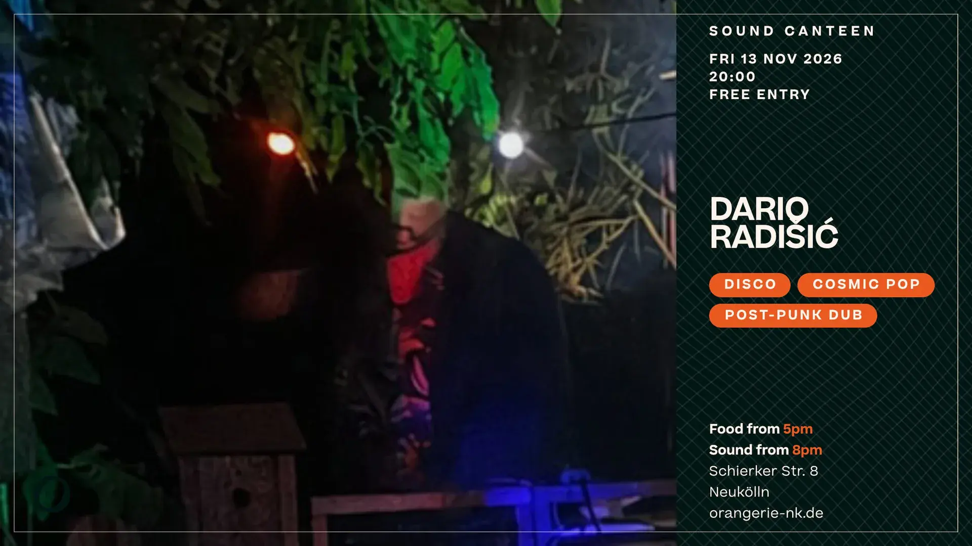 Sound Canteen mit Dario Radišić