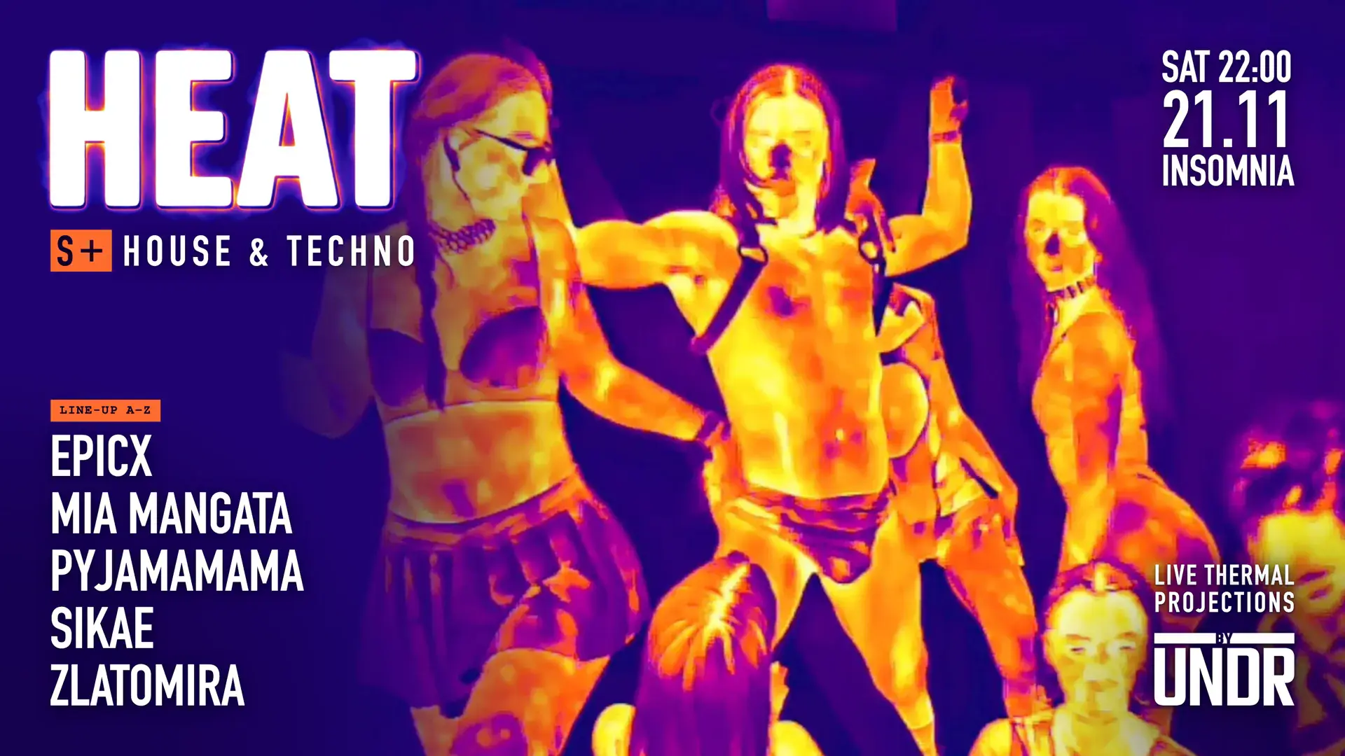 HEAT by UNDR - Kinky House & Techno Party