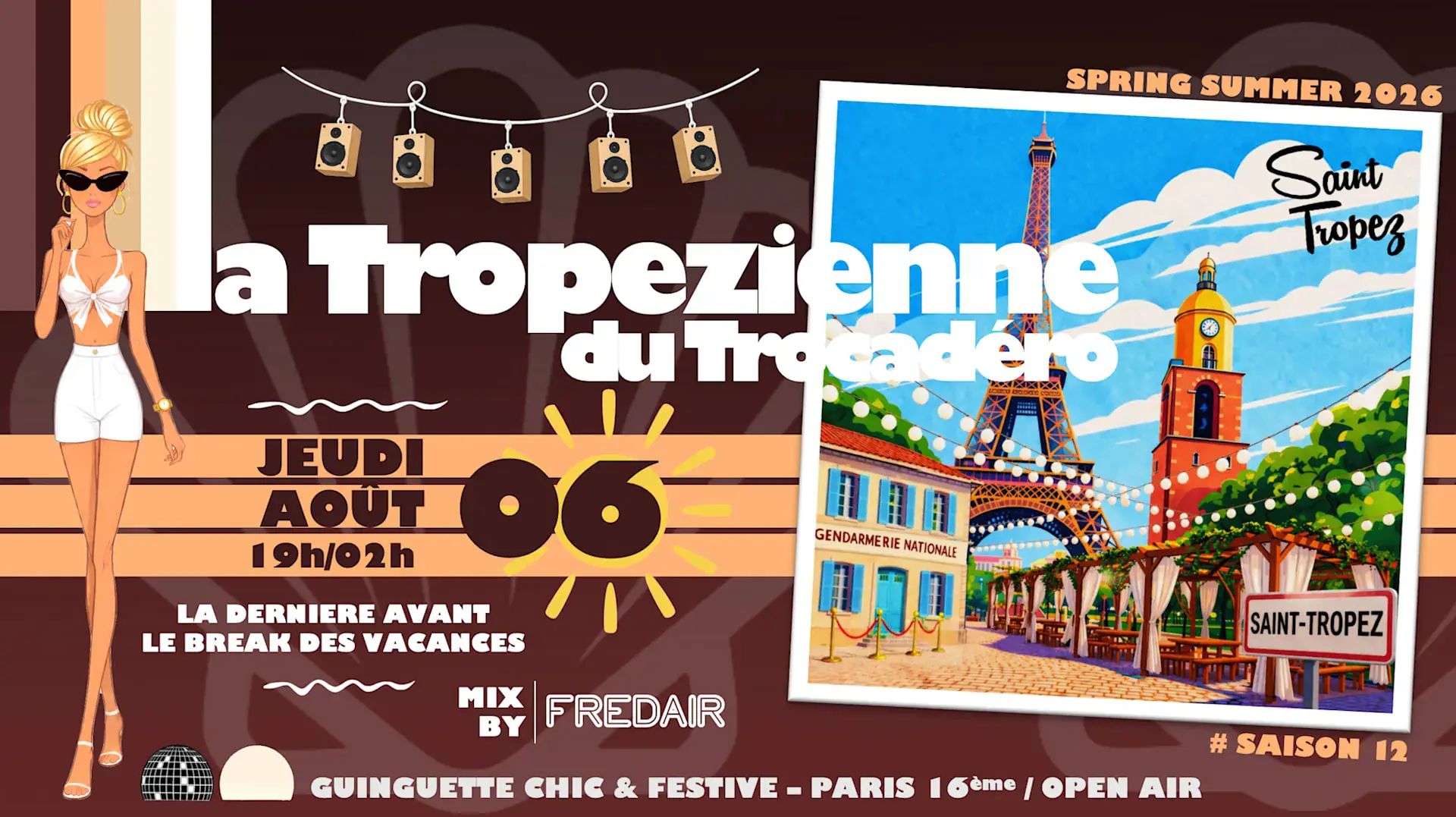 La Tropezienne Du Trocadero / Open Air / Apero Clubbing Xxl