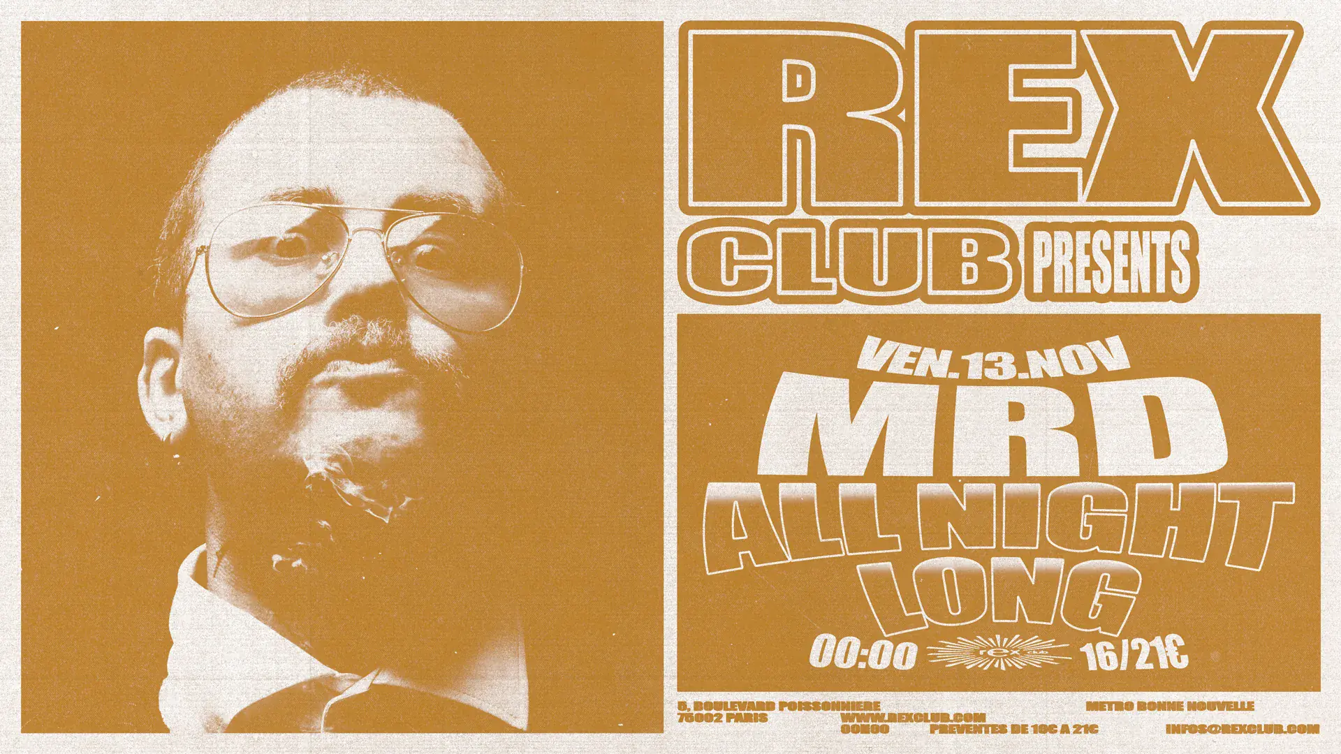 Rex Club presents: MrD All Night Long