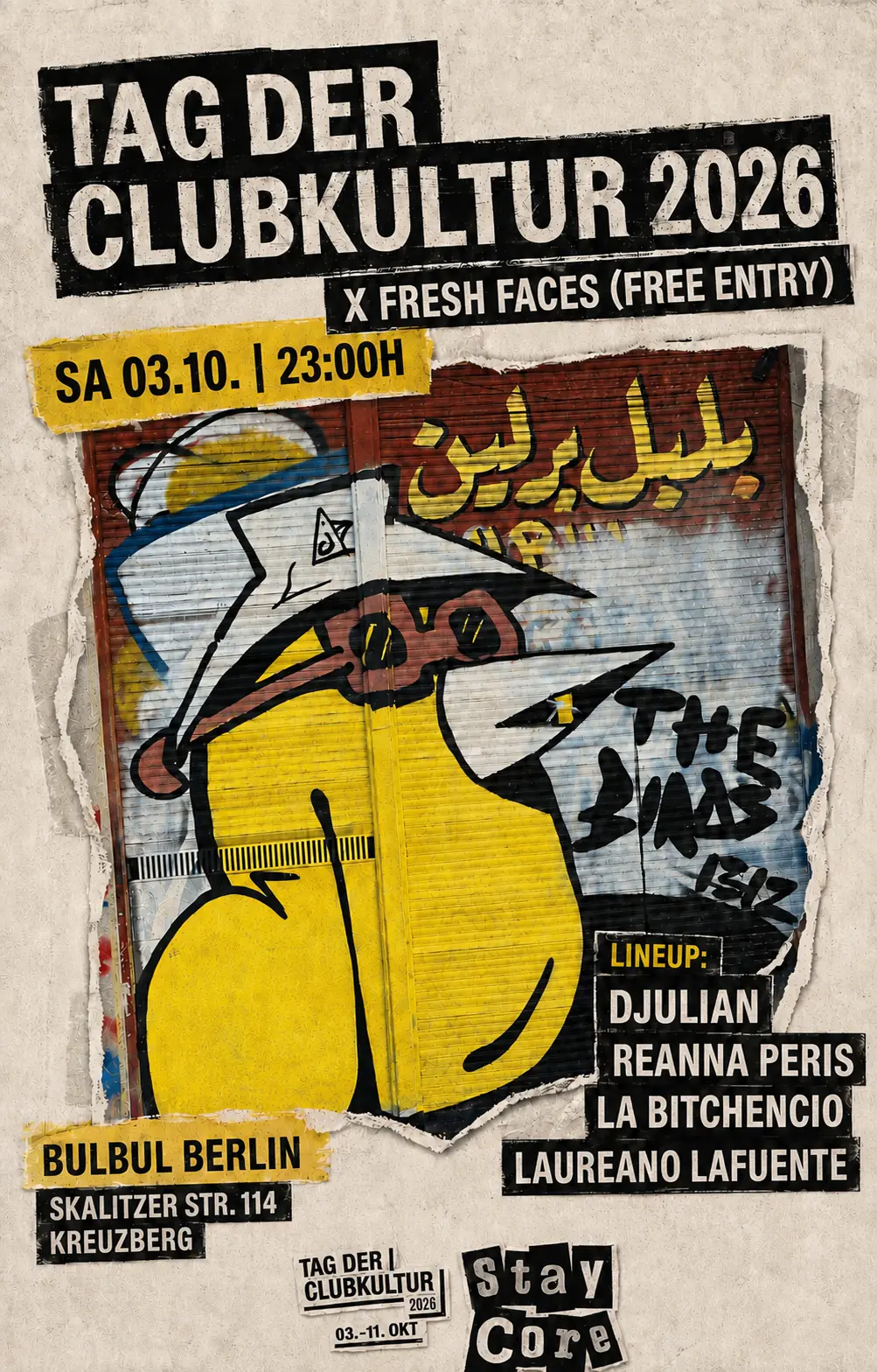 TAG DER CLUBKULTUR 2026 - Fresh Faces