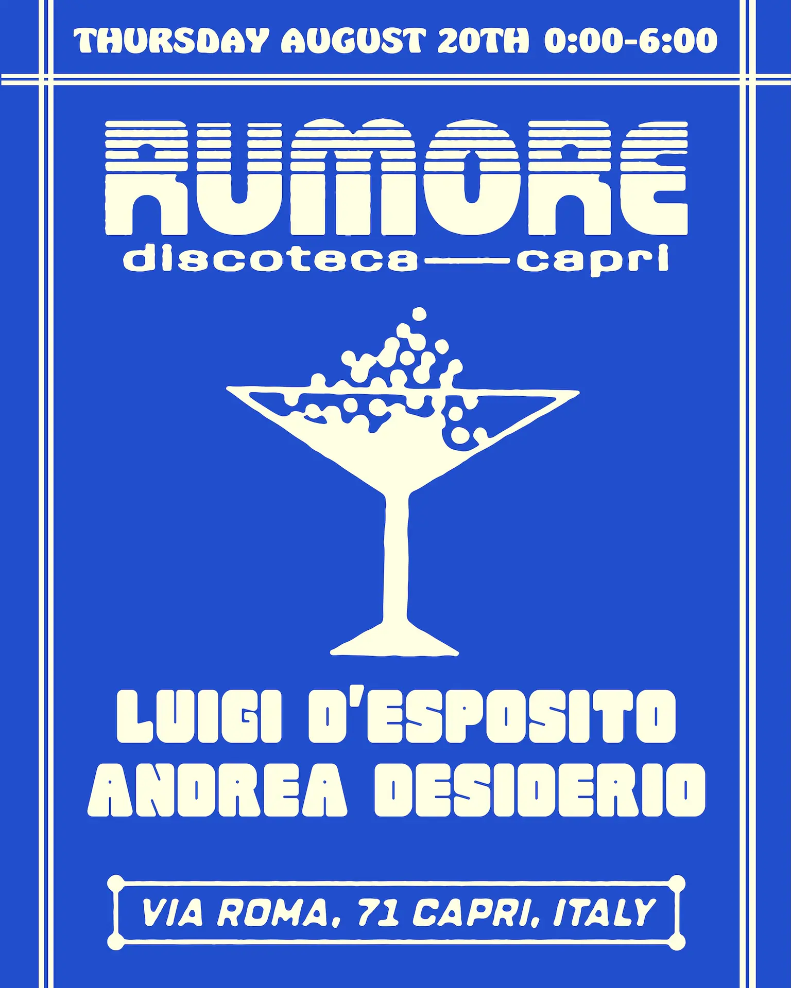 Rumore Season 26 Party N°37 W / Andrea Desiderio & Luigi D'Esposito