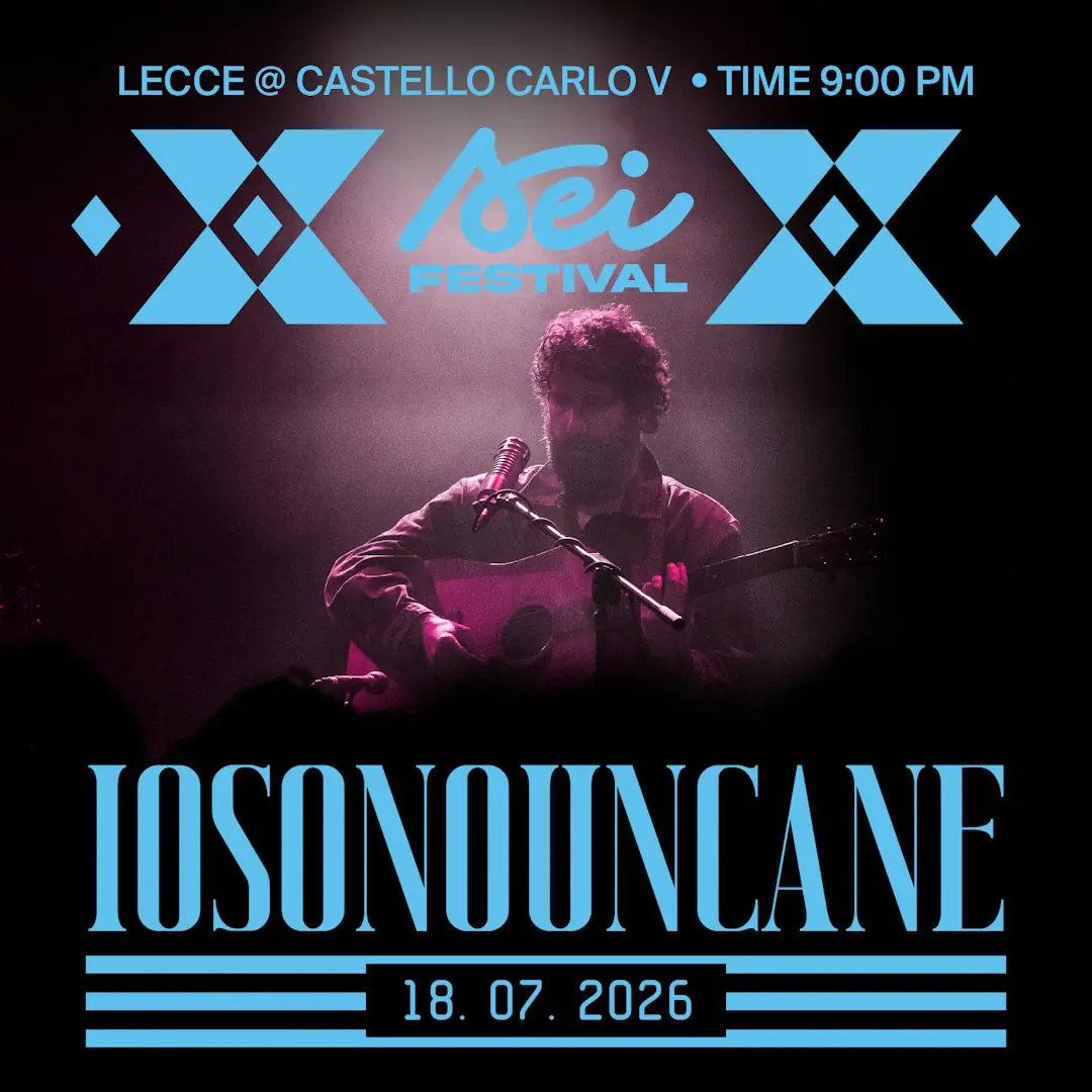 Iosonouncane in Lecce |SEI Festival 2026