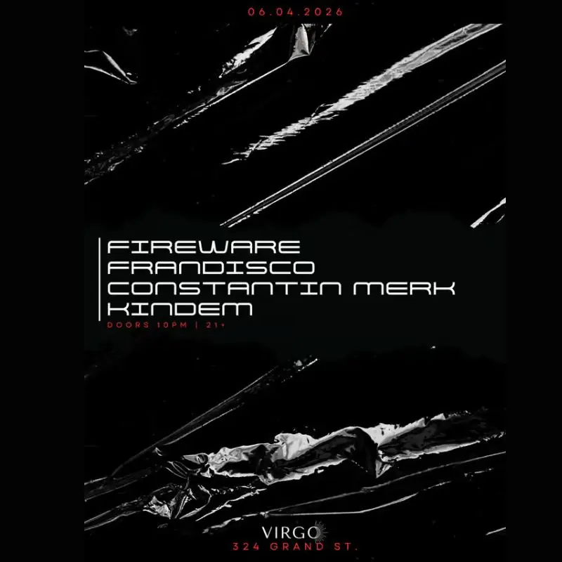 Thursdays at Virgo 06 / 04