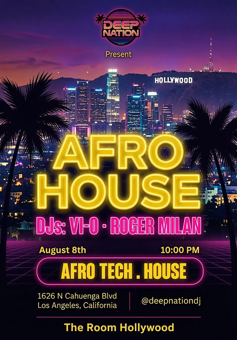 Afro House In Hollywood