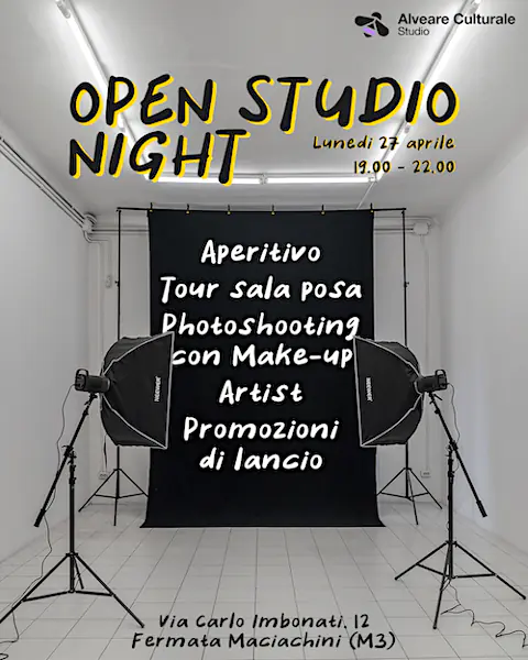 Open Studio Night - La sala posa di Alveare Culturale Studio