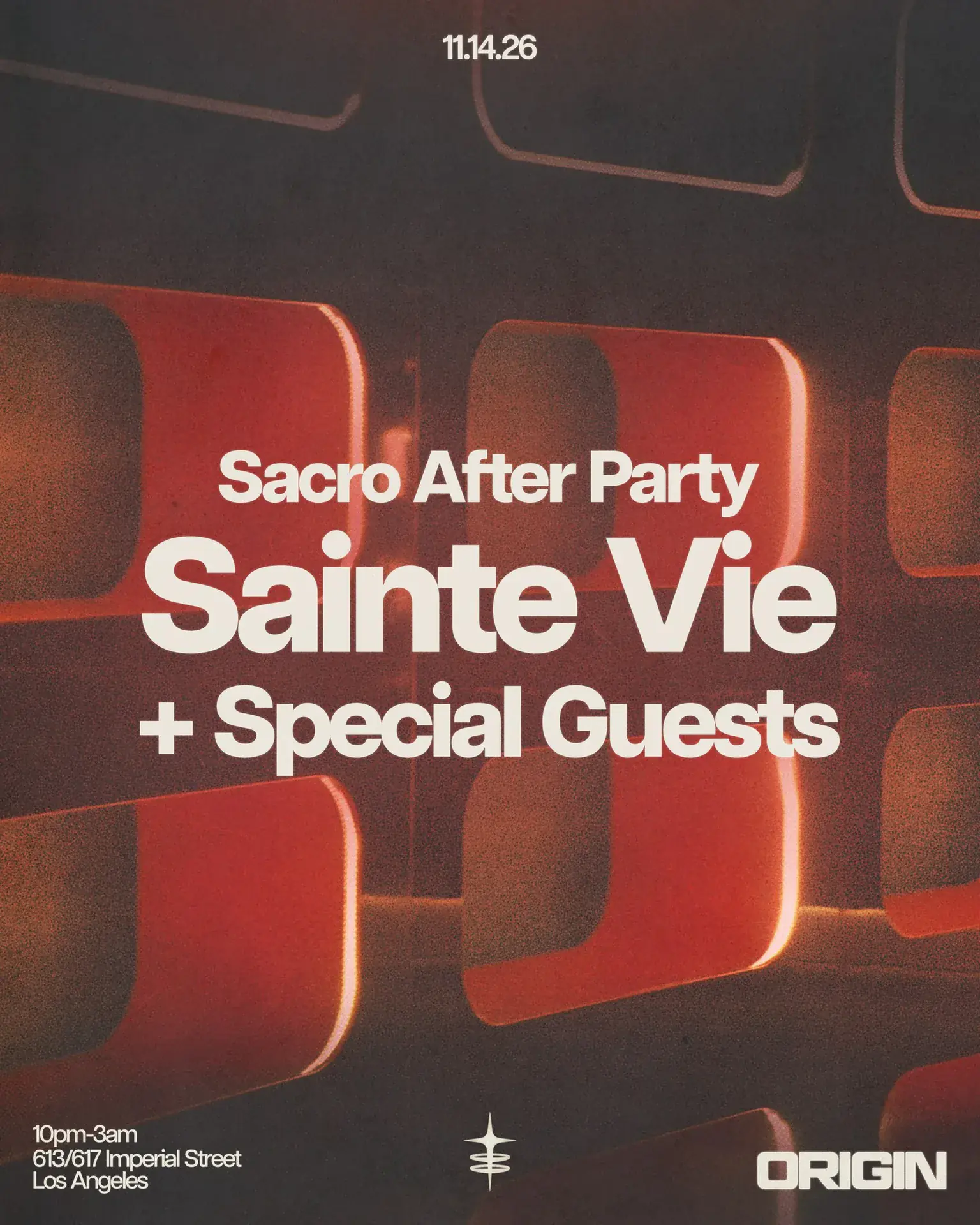 Sacro After Party: Sainte Vie + Special Guests