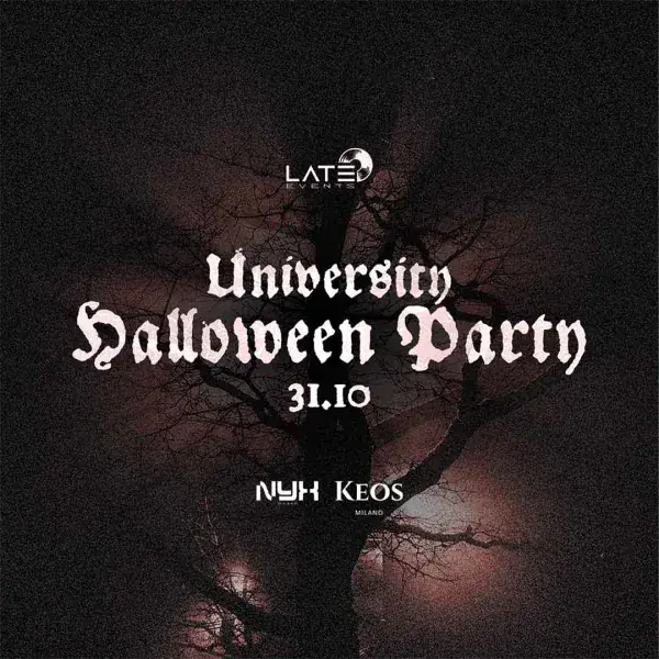 Soirée universitaire d’Halloween | Keos Milano