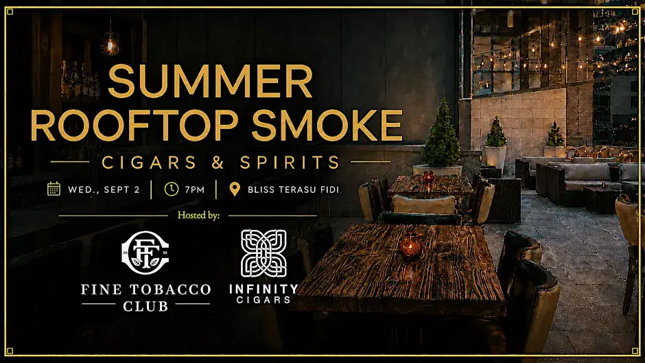 Summer Rooftop Smoke at Bliss Terasu FiDi