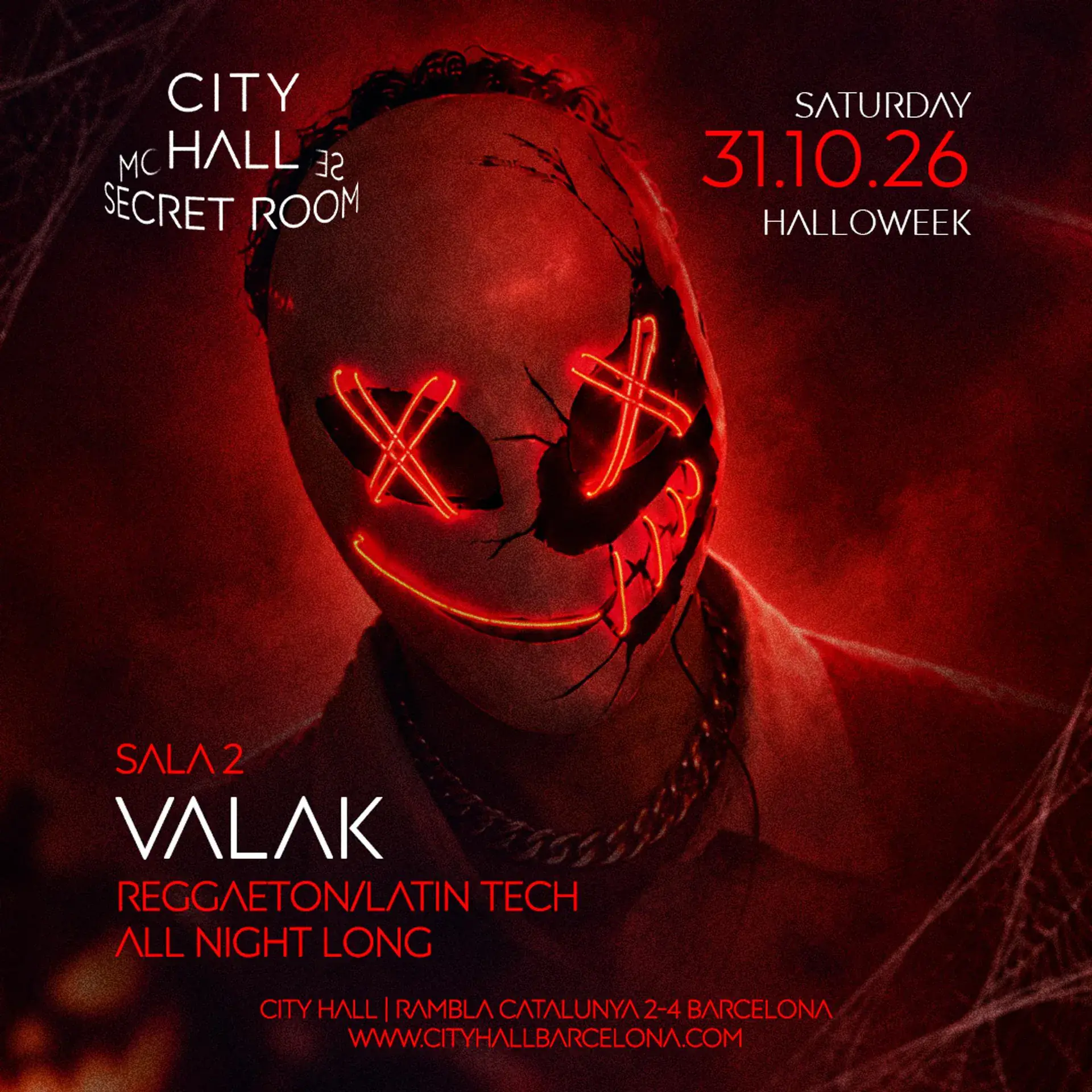 DJ VALAK | SECRET ROOM | REGGAETON / LATIN TECH ALL NIGHT LONG