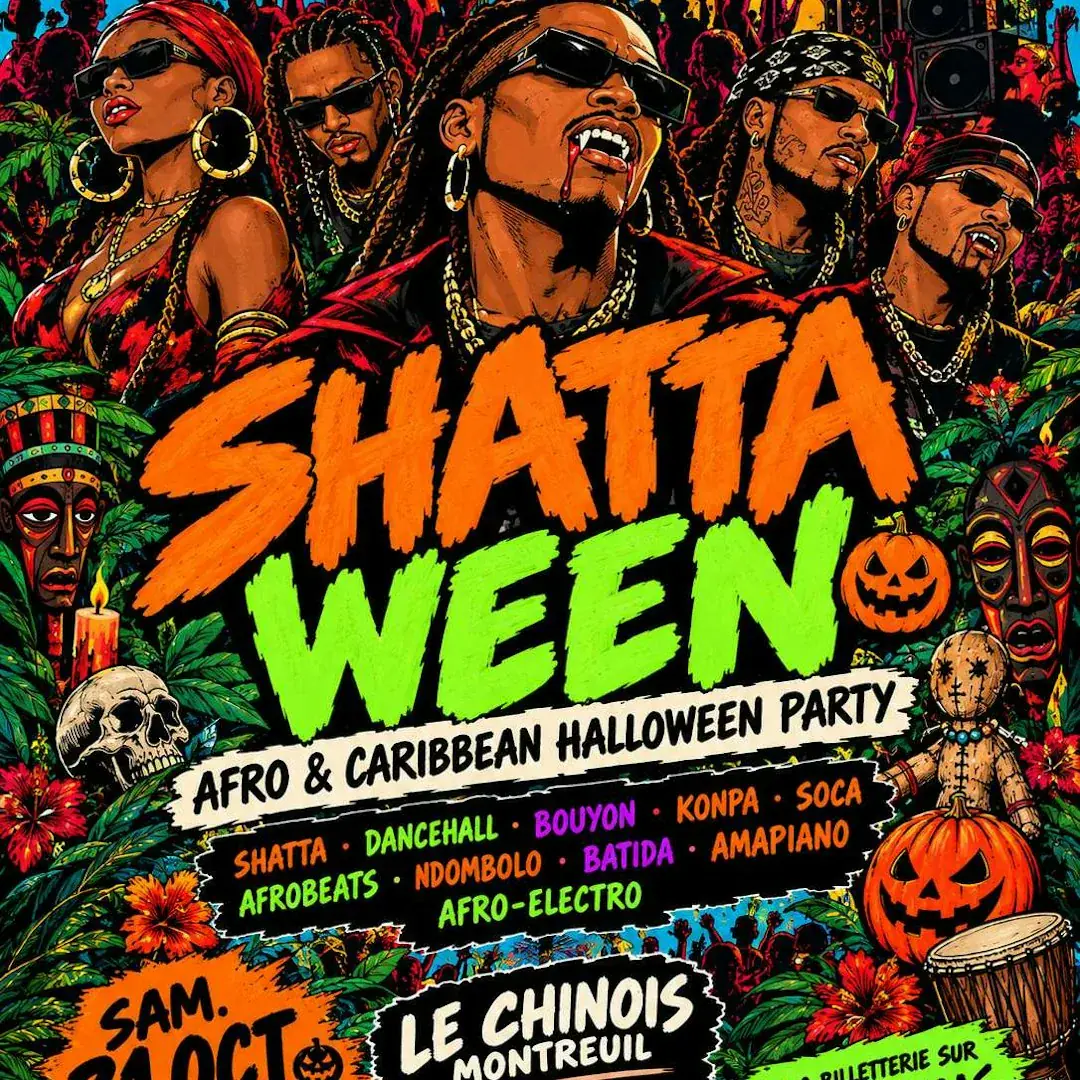 Shattaween - Afro & Caribbean Halloween Party!