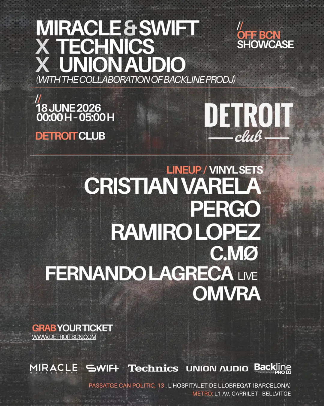 TECHNICS-UNION AUDIO OFF BCN / Cristian Varela