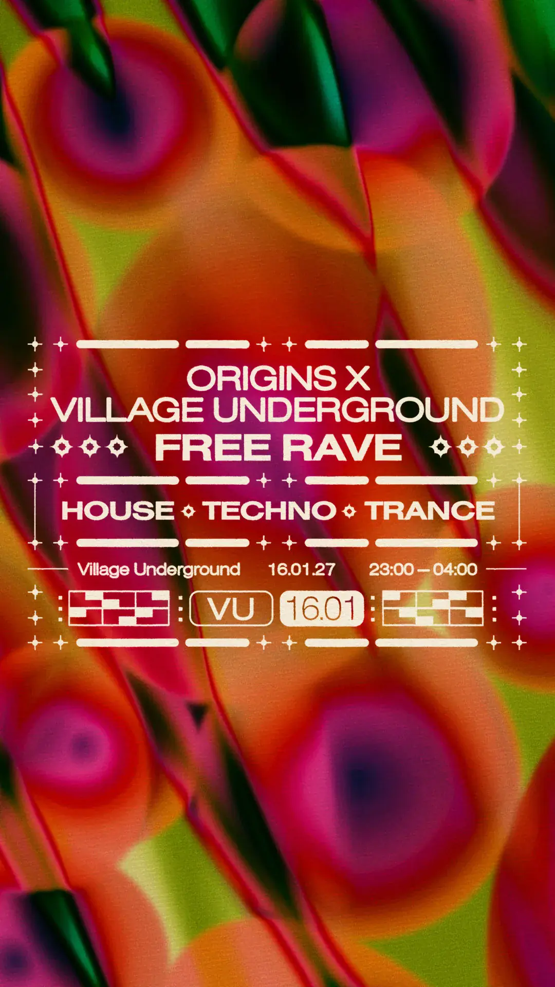 OS x VU Free New Year Rave: Special Guests TBA