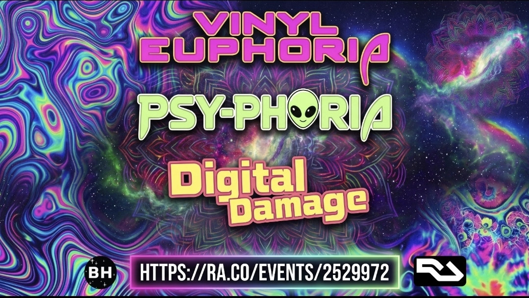 Vinyl Euphoria meets Digital Damage and Launches Psyphoria