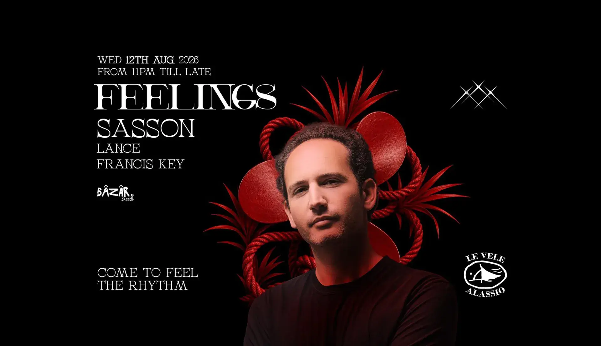 Le Vele Alassio presents Feelings - Wednesday, 12th August 2026