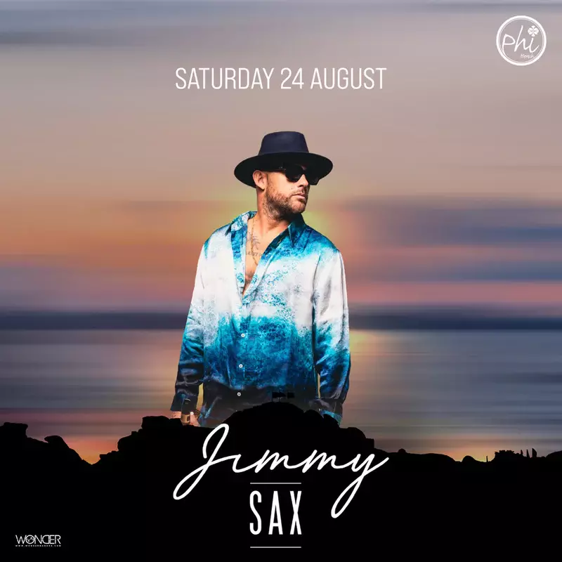 JIMMY SAX al Phi Beach
