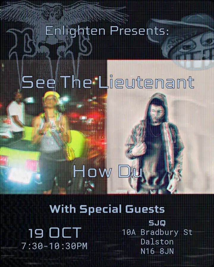 See The Lieutenant (PTP), How Du + special guests