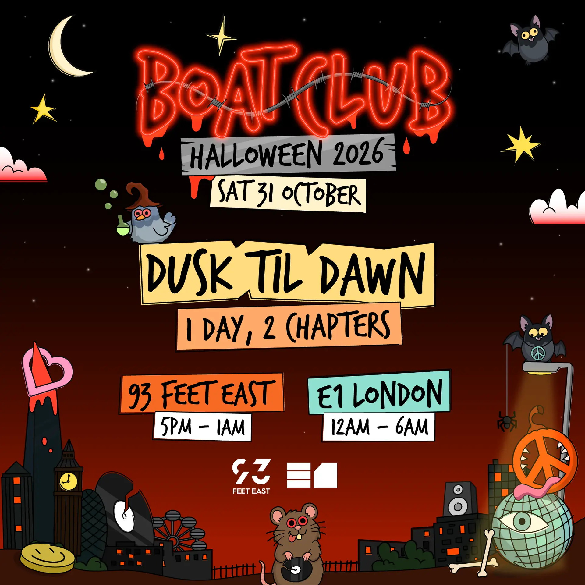 Boat Club - Halloween 93 Feet East