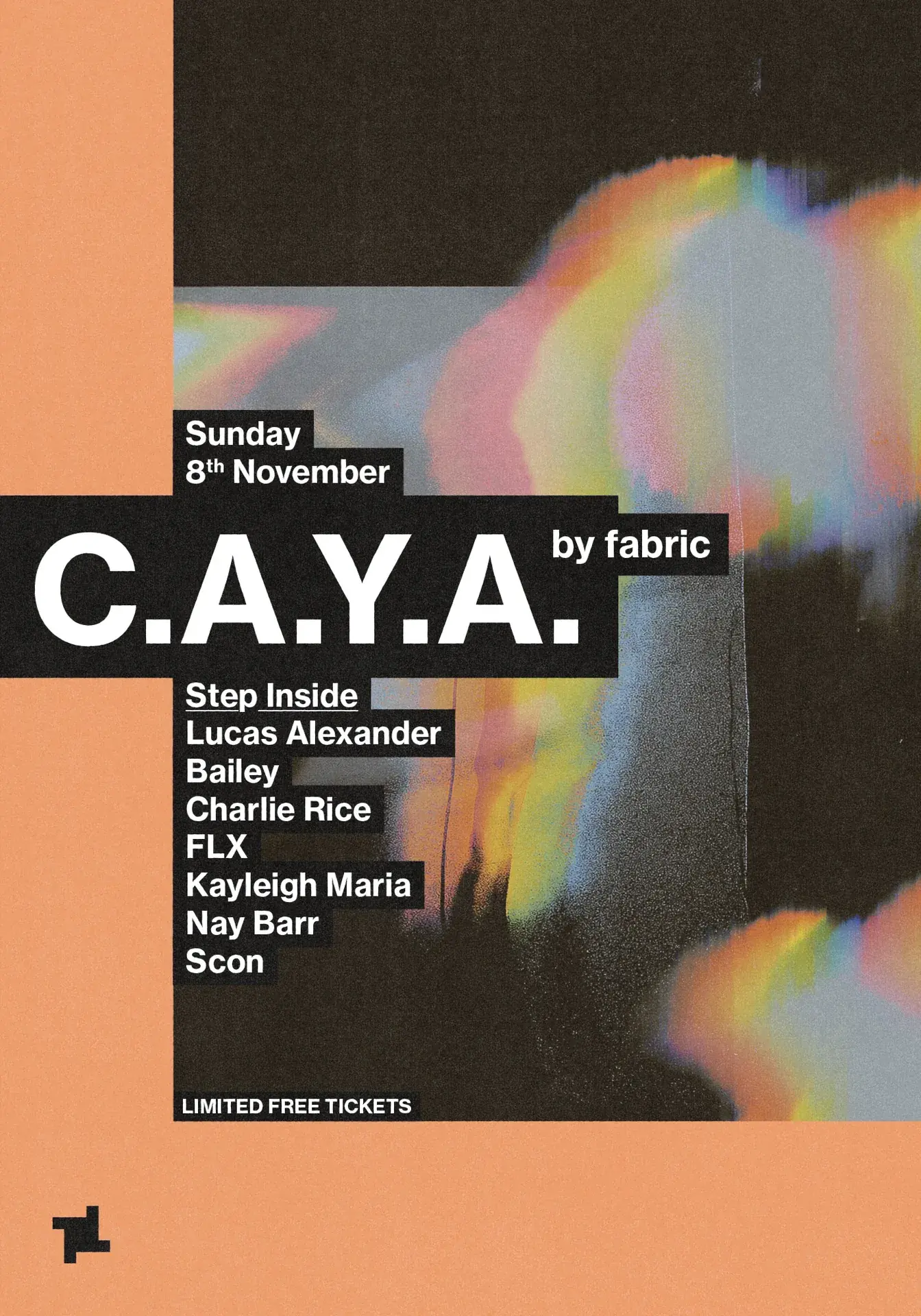 CAYA by fabric: Step Inside - Lucas Alexander, Bailey, Charlie Rice, FLX, Kayleigh Maria