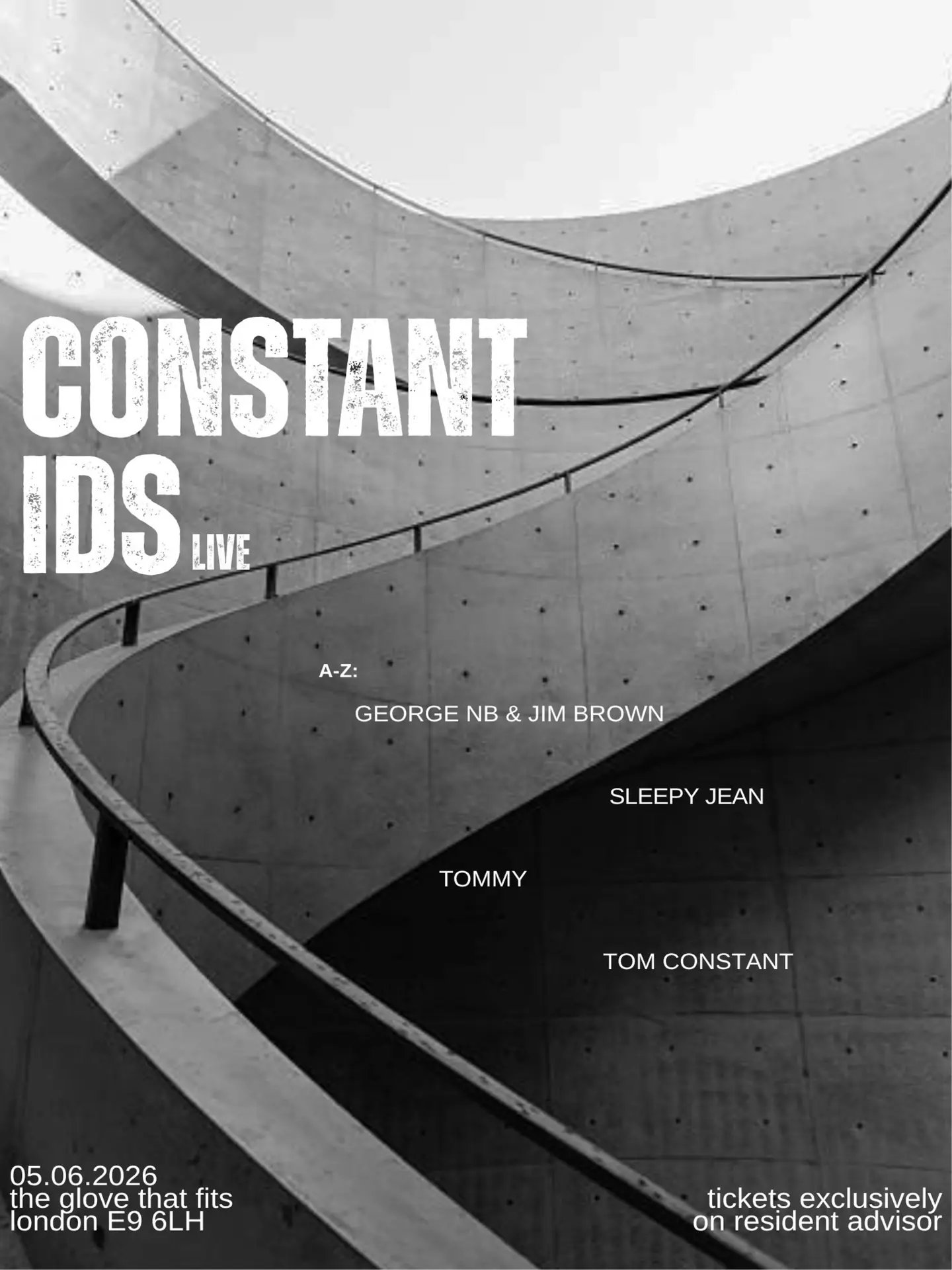 CONSTANT IDs: Sleepy Jean, Tommy, George NB & Jim Brown, Tom Constant