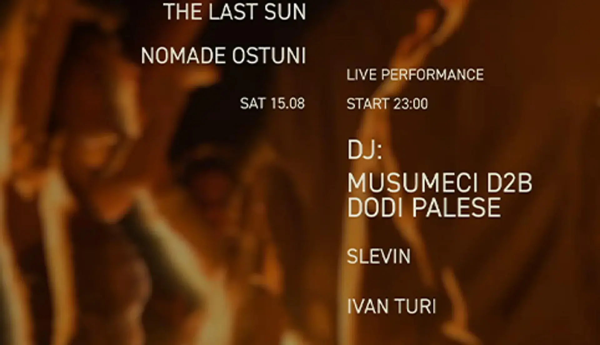 THE LAST SUN / NOMADE OSTUNI