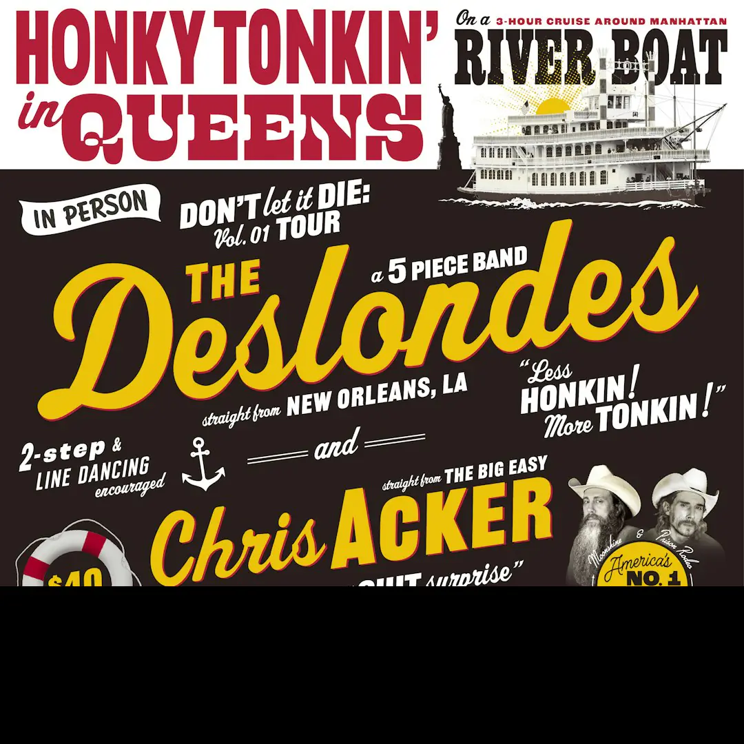 Honky Tonkin' auf einem Flussboot mit The Deslondes und Chris Acker