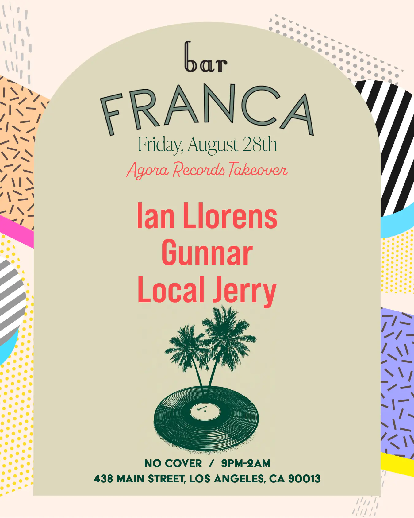 Agora Records at Bar Franca