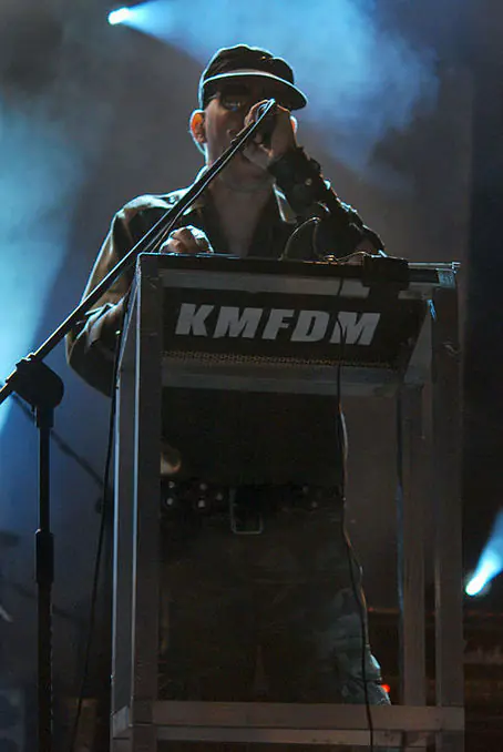 KMFDM @ Werk, Backstage