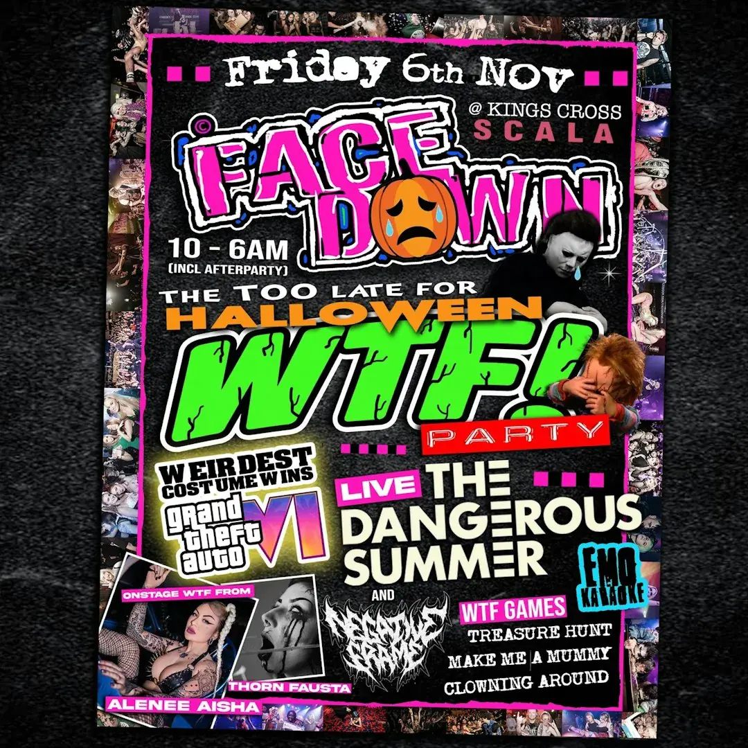 Face Down - Soirée Pop Punk, Metal et Emo à Londres