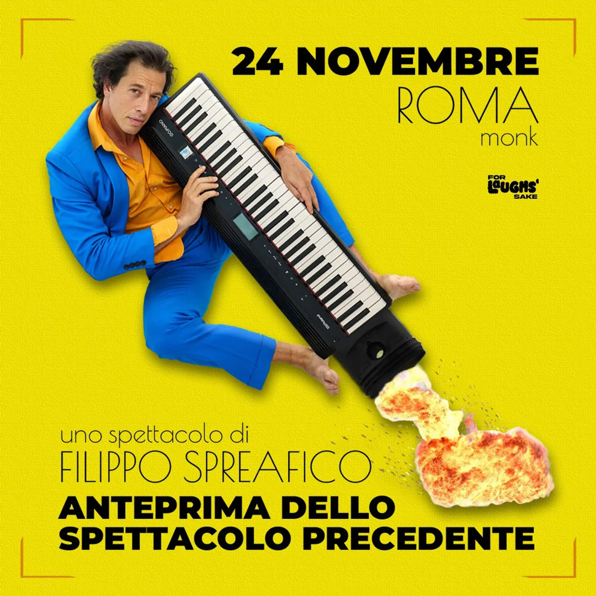 FILIPPO SPREAFICO IN "ANTEPRIMA DELLO SPETTACOLO PRECEDENTE "