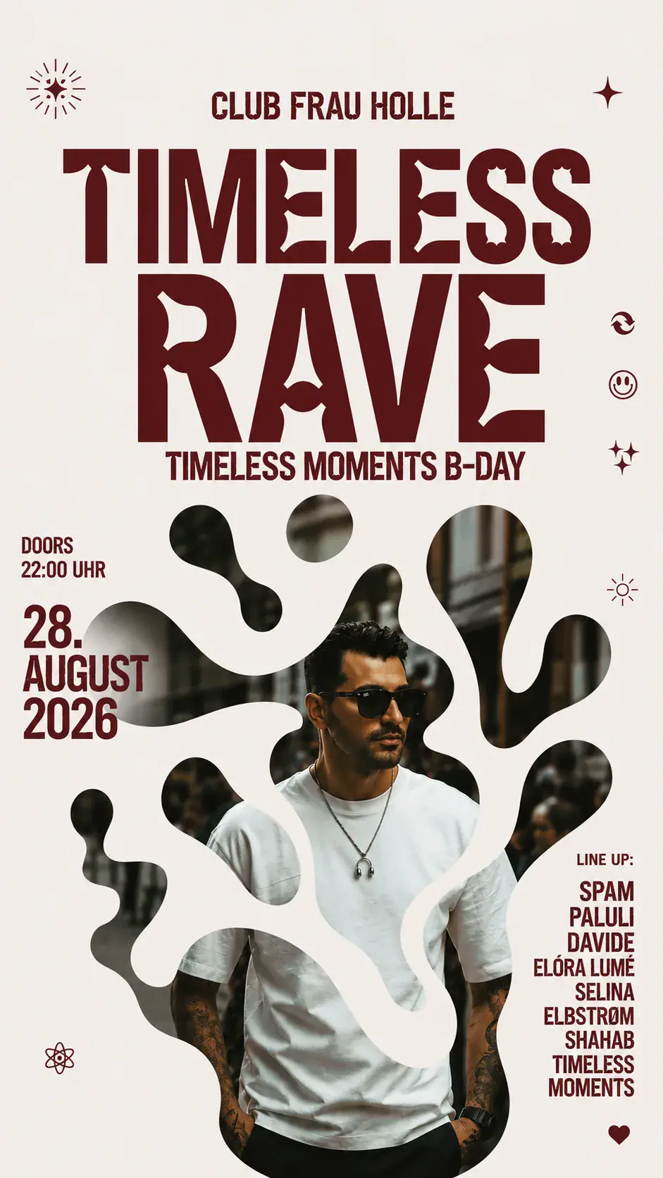 TIMELESS RAVE - Birthday Bash with ELÓRA LUMÉ, SHAHAB, ELBSTRØM, SELINA, DAVIDE, PALULI