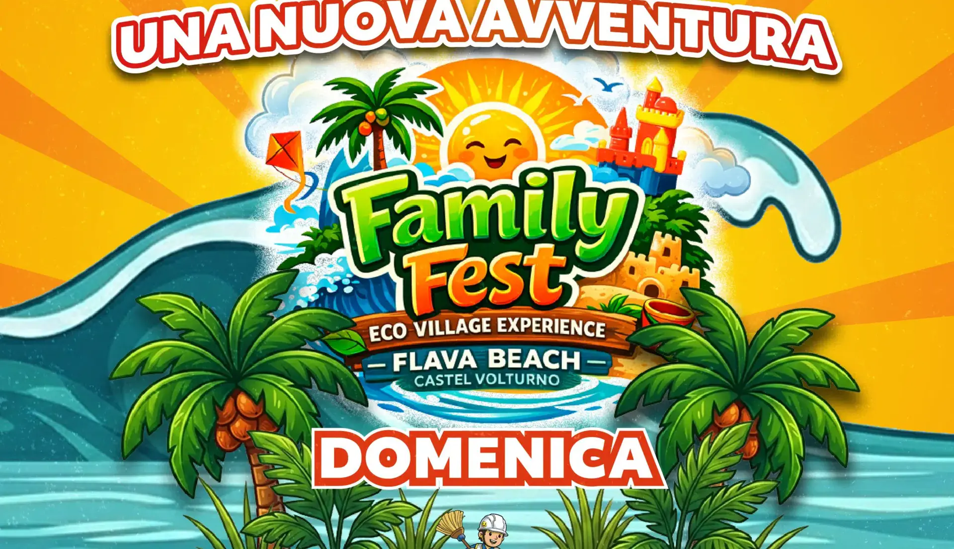 Domenica 26 aprile 2026 @ Family Fest @ Flava Beach @ Flava Kids
