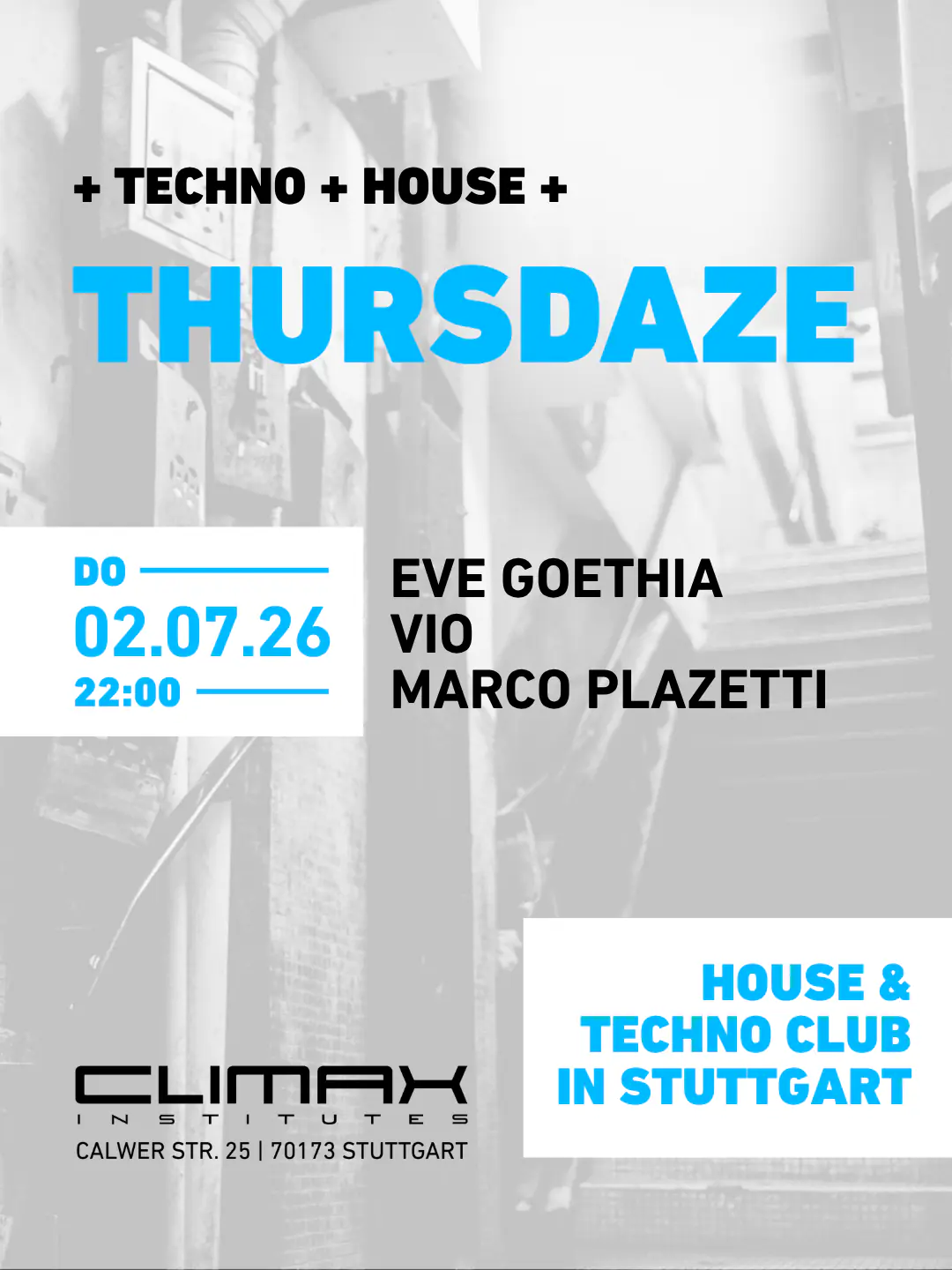 THURSDAZE w / Eve Goethia, Vio, Marco Plazetti