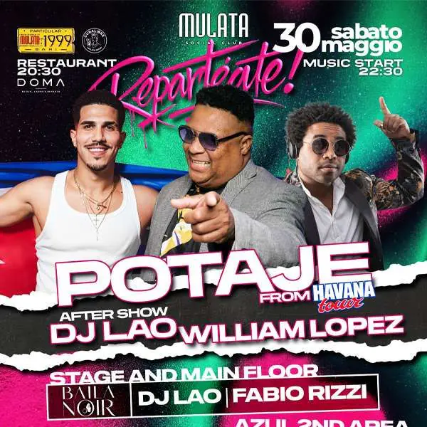 Reparteate - Reggaeton, Reparto, fiesta Afrohouse - Mulata Bari