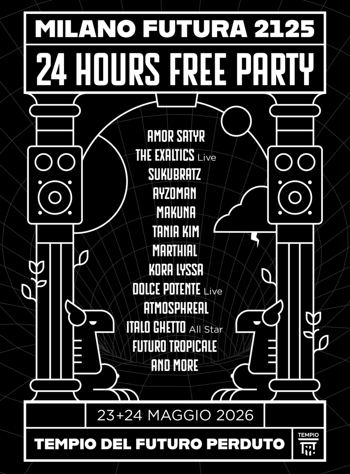 MAILAND FUTURA 2125: 24 Stunden KOSTENLOSE PARTY