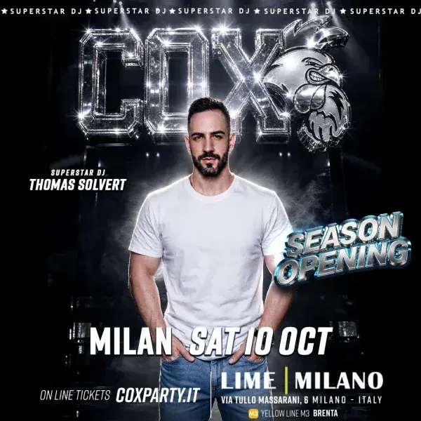 COX SEASON OPENING | Lime Milano