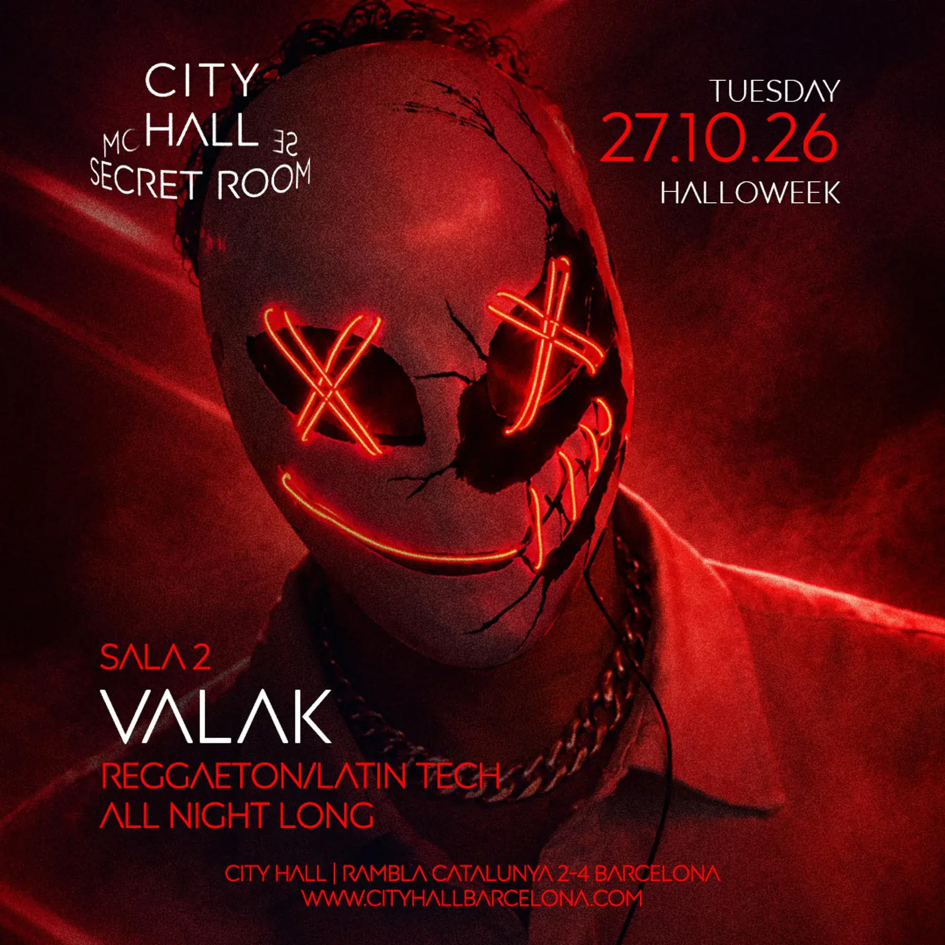 VALAK en City Hall Club | Secret Room